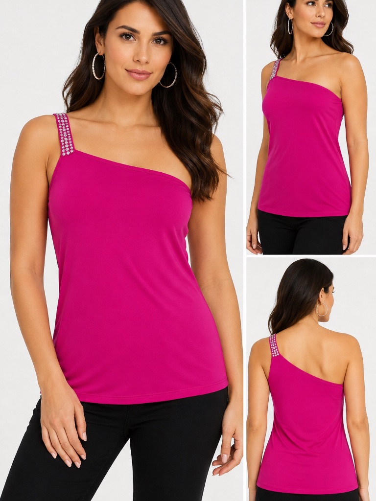 Inc Rhinestone Top Size Small